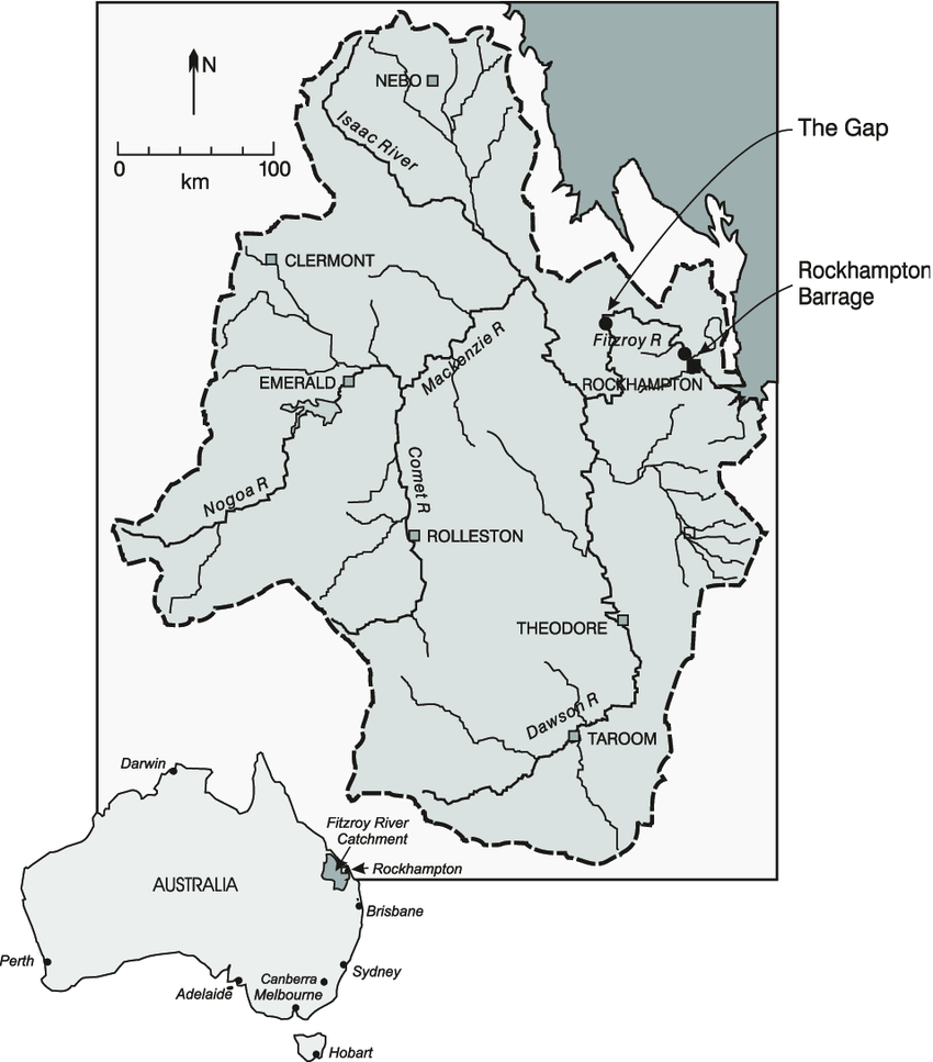 Largest drainage Basin Australia's East Coast